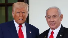 Donald Trump a Benjamin Netanjahu na snímku z letošního dubna