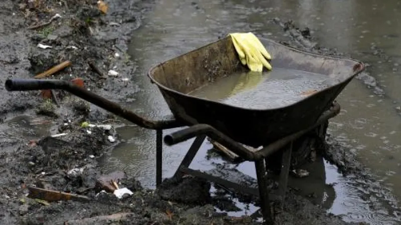 V Chrastavě na Liberecku opět vydatně pršelo.