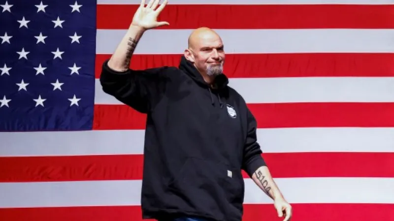 Demokratický senátor John Fetterman,  Autor: Quinn Glabicki,  Zdroj: REUTERS