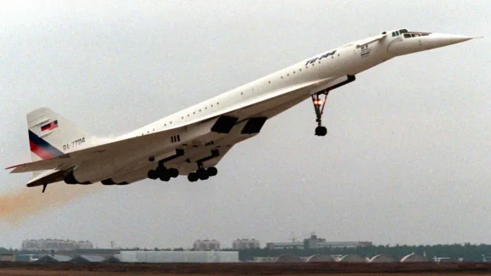 Tu-144 na fotce z roku 1996