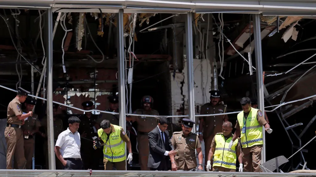 Hotel Šangri La v Kolombu po výbuchu