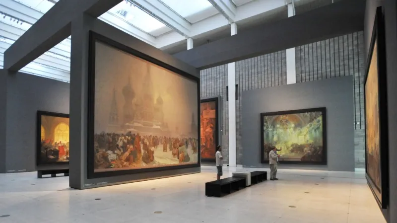 Slovanská epopej ve Veletržním paláci