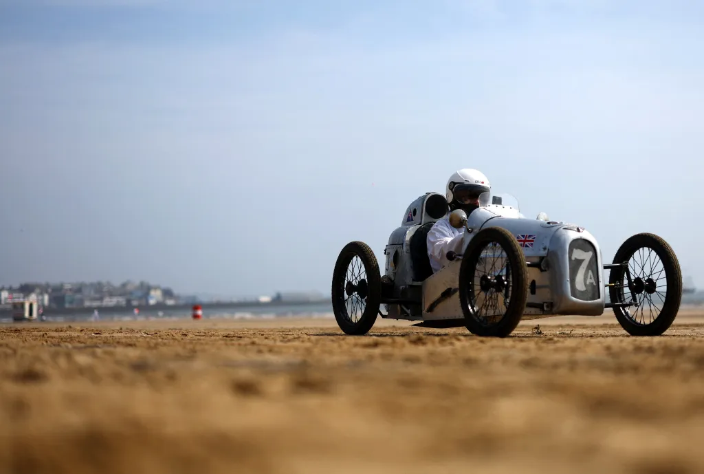 Pohled na jednoho z účastníků závodu