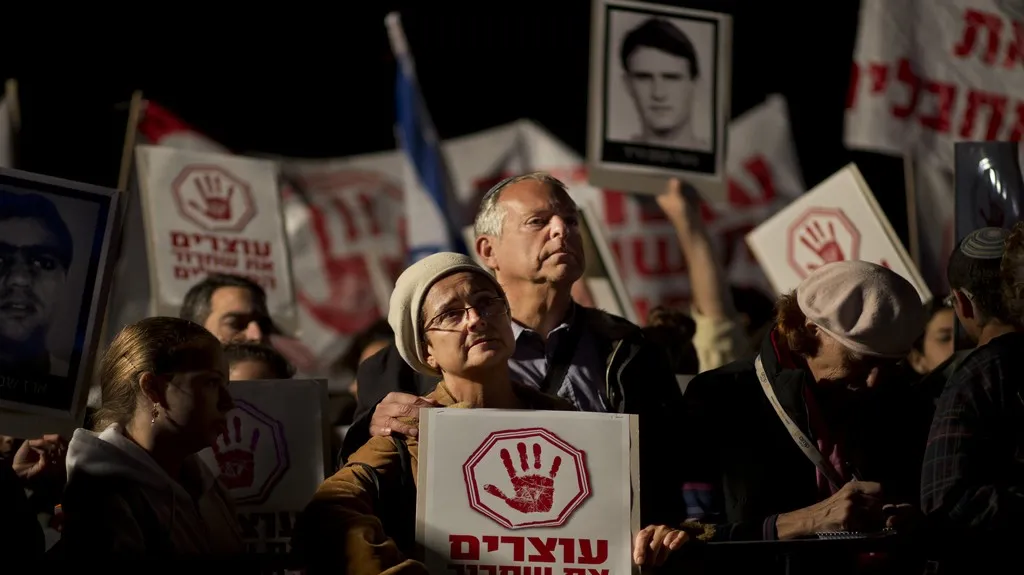 Protest Izraelců