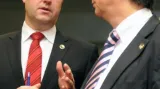 Fredrik Reinfeldt a Jiří Fischer