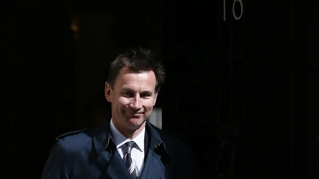 Britský ministr zdravotnictví Jeremy Hunt