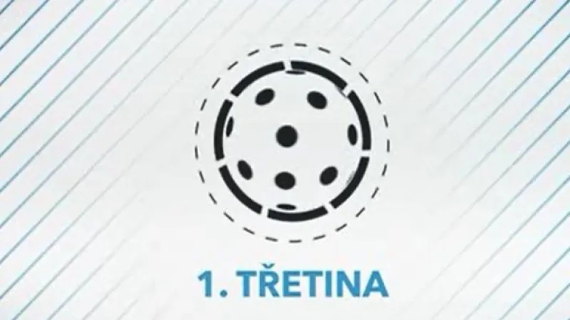 Gólové akce z 1.třetiny  florbalového superfinále