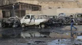 Syrská Rakká po bombardování