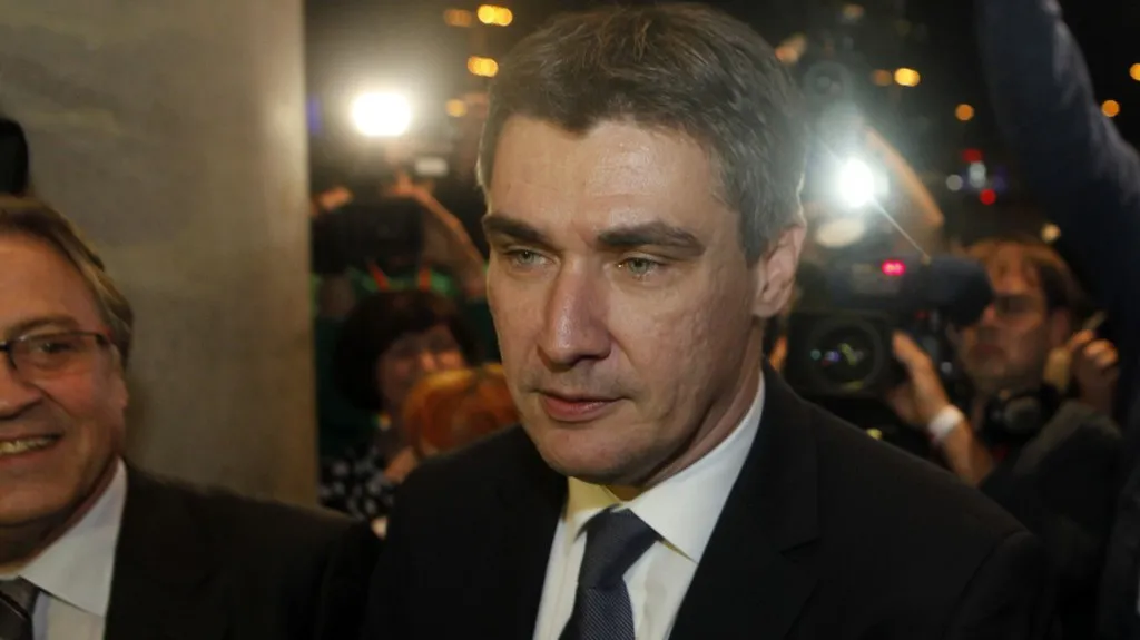 Lídr opozice Zoran Milanović - kandidát na premiéra