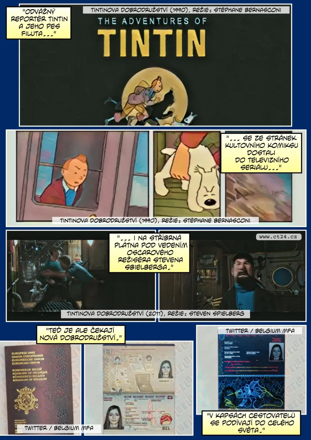 Unikátní pasy pro Belgičany