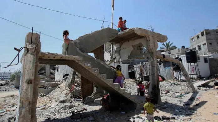 Zničená Gaza
