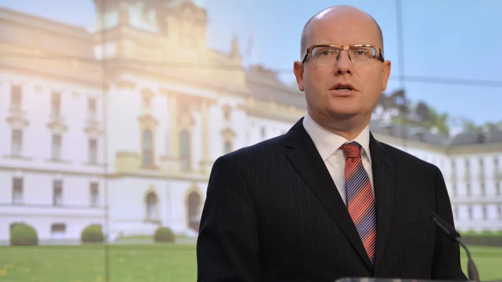 Předseda vlády Bohuslav Sobotka
