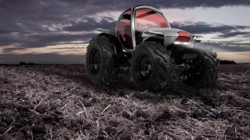 Futuristický návrh traktora Davida Poláška