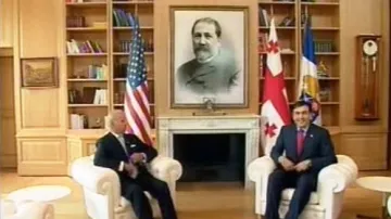 Joe Biden a Michail Saakašvili