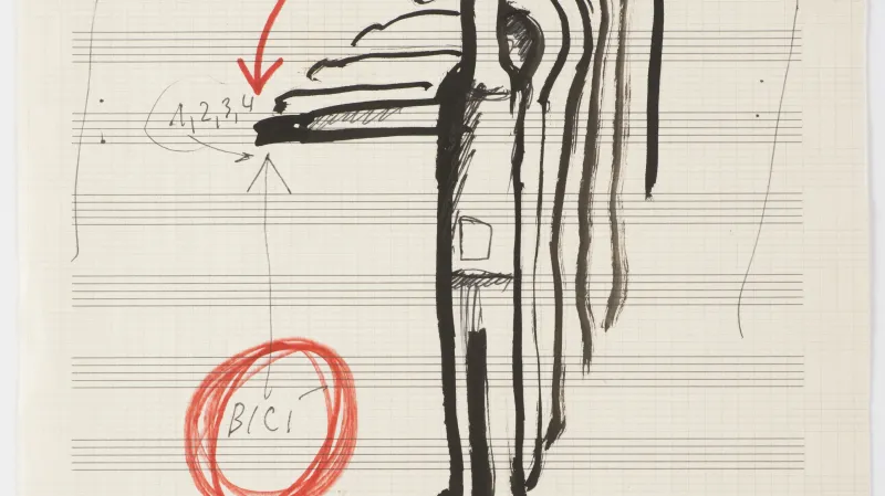 Milan Knížák / Actual Music (partitury), kolem 1965, Galerie hlavního města Prahy