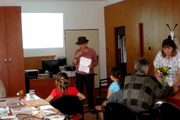 Přednáška o Emilu Holubovi v Košticích