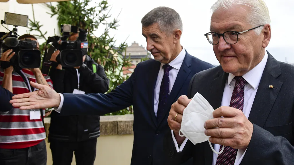 Andrej Babiš a Frank-Walter Steinmeier