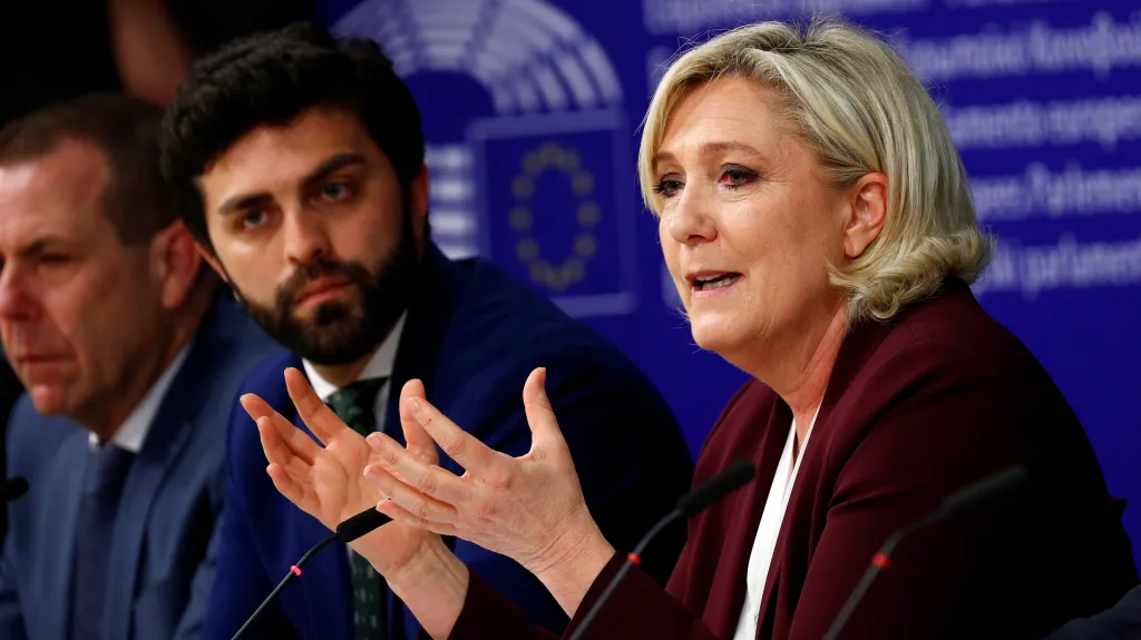 Vilimsky (FPÖ), Zanni (Liga) a Le Penová (Národní sdružení)