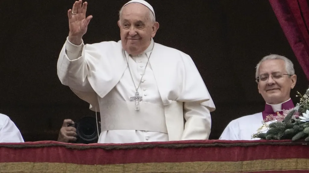 Papež František pronesl své tradiční poselství