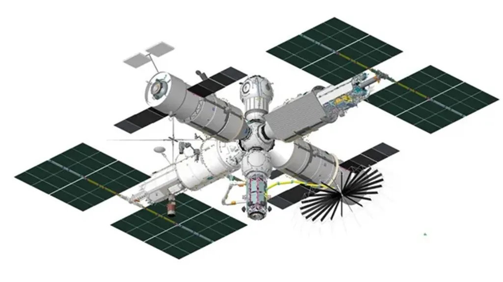 Vizualizace nové ruské vesmírné stanice