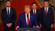 Prezident Donald Trump při projevu k národu