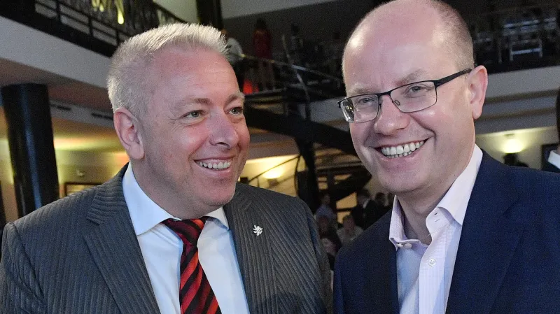 Milan Chovanec a Bohuslav Sobotka