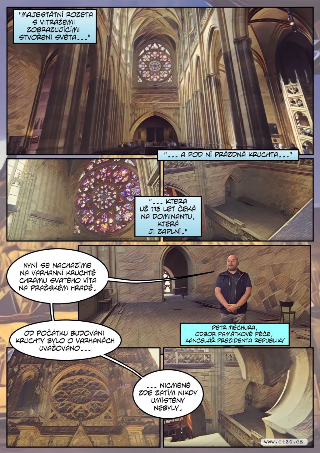 Svatovítská katedrála by měla příští rok dostat nové varhany, čekají ji stavební úpravy
