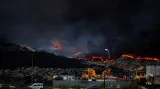 Hořící skládka ve Španělsku