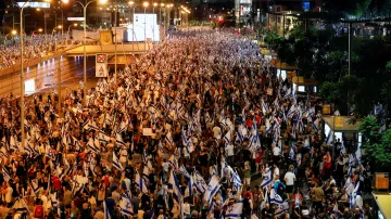 Demonstrace proti reformě nejvyššího soudu