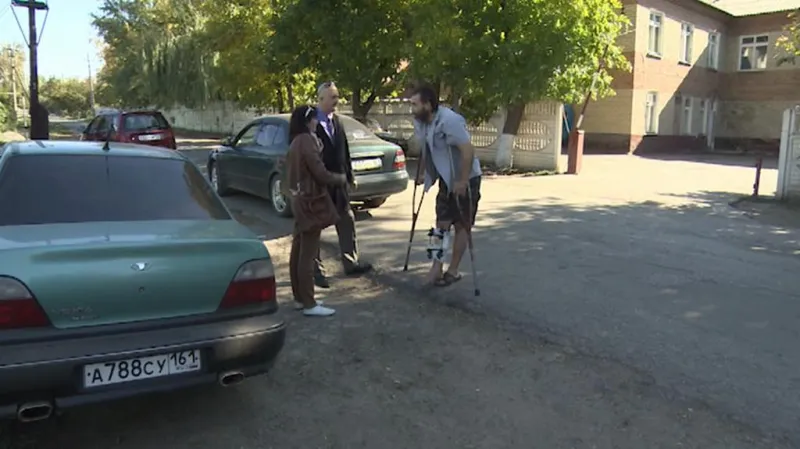 Vasilij se zranil při bojích u Luhansku