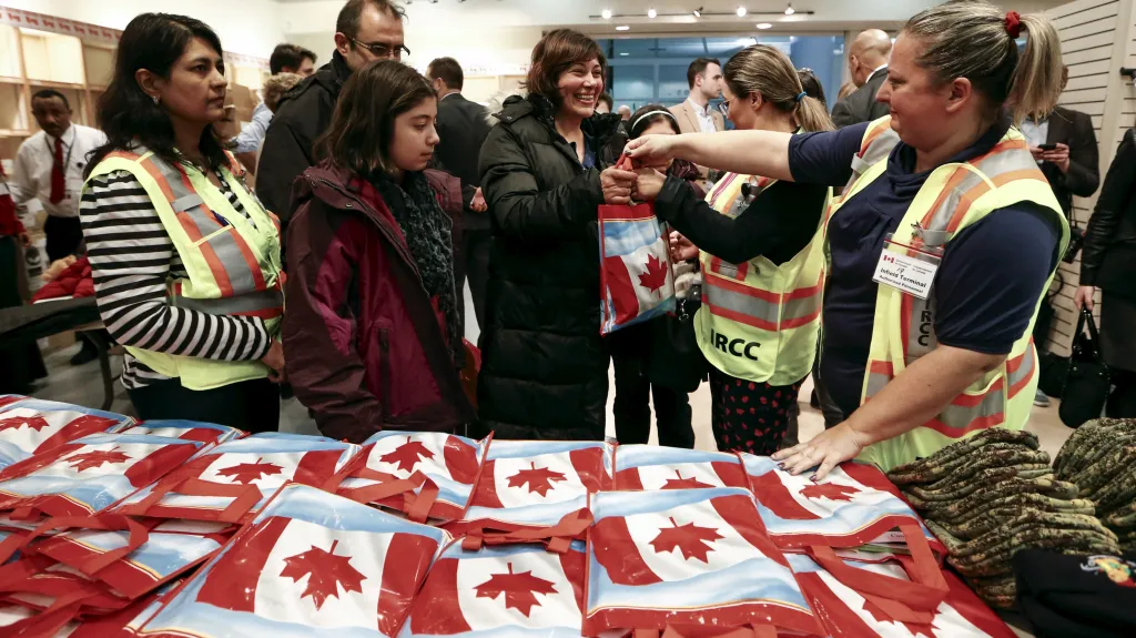 Kanada přivítala syrské uprchlíky