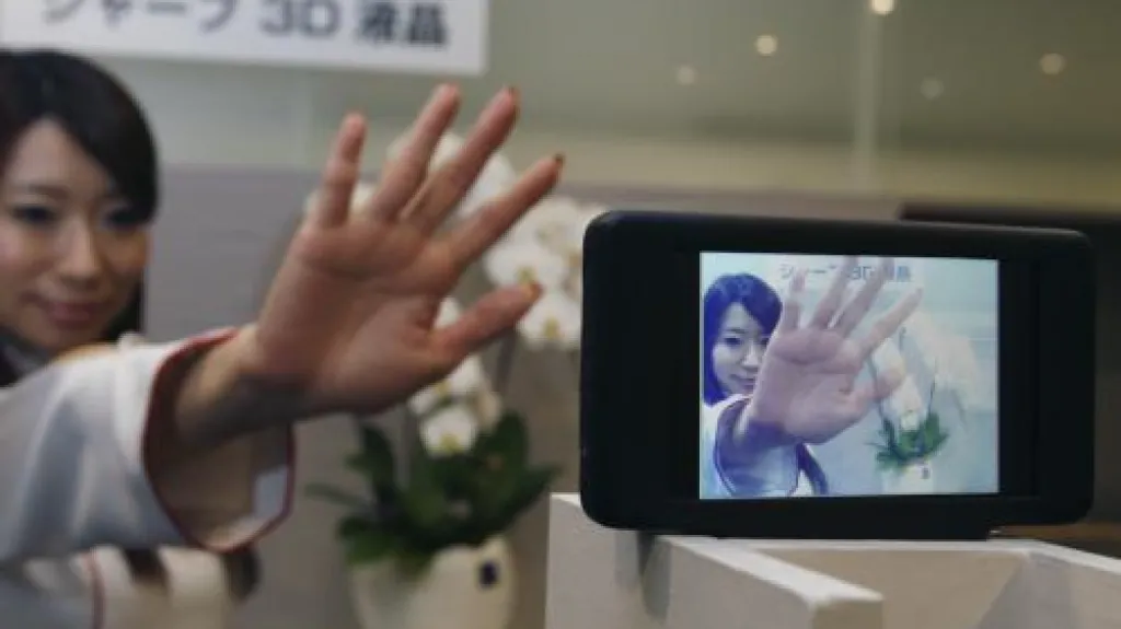 Prezentace 3D displeje od firmy Sharp