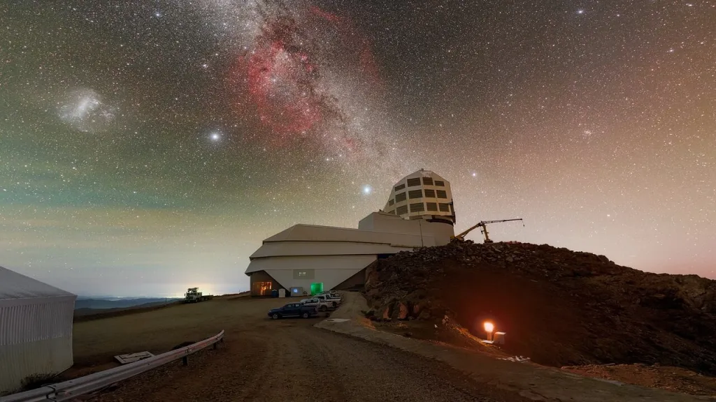 Observatoř Very Rubinové nafocená Petrem Horálkem