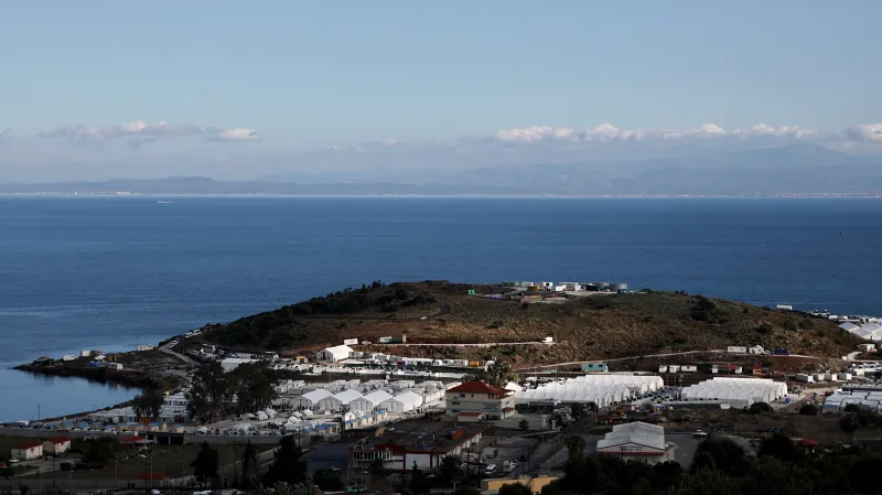Uprchlický tábor na řeckém ostrově Lesbos