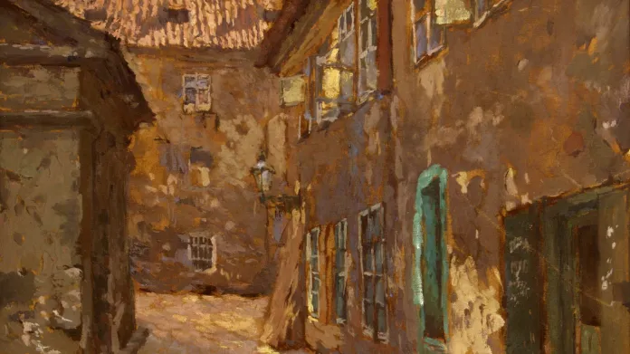Antonín Slavíček / Ze staré Prahy, 1905
