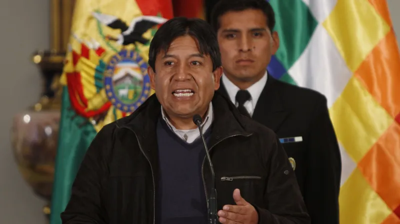 Bolivijský ministr zahraničí David Choquehuanca