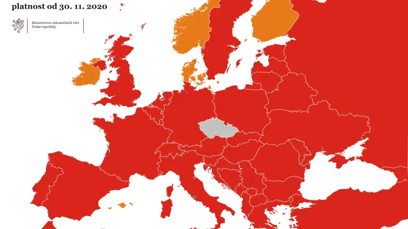 Cestovatelská mapa od 30. 11.