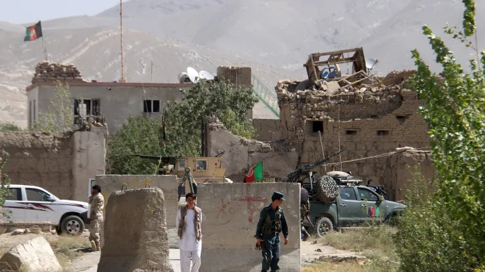 Věznice v Ghazní po útoku Talibanu