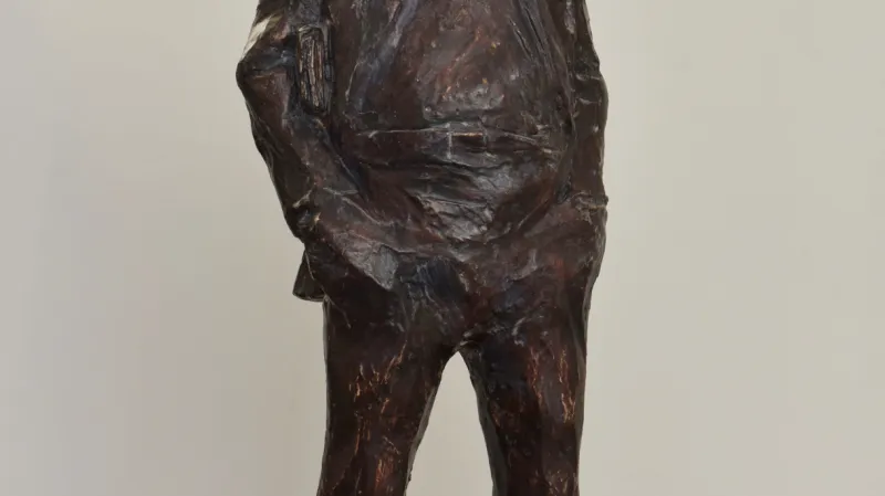 Model sochy Ivana Magora Jirouse pro most v Plzni