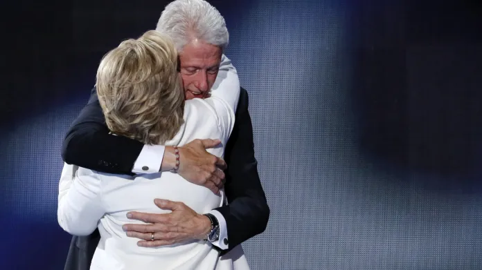 Hillary Clintonová se svým manželem Billem