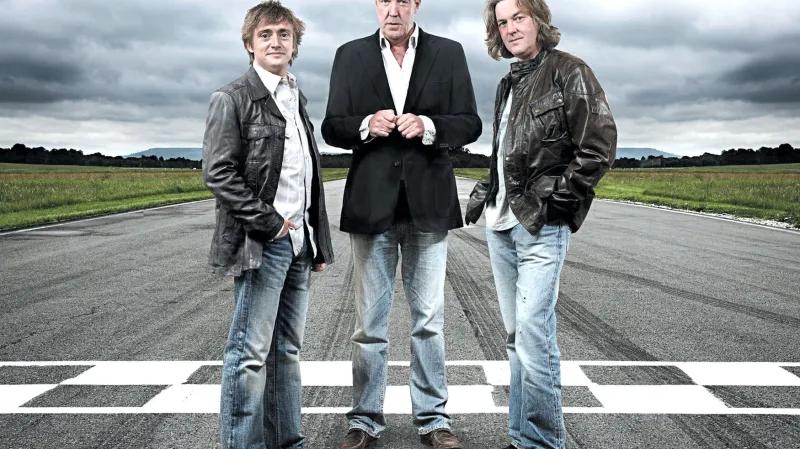 Jeremy Clarkson (uprostřed)