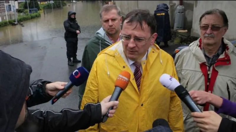 Události o finanční pomoci vlády při povodních