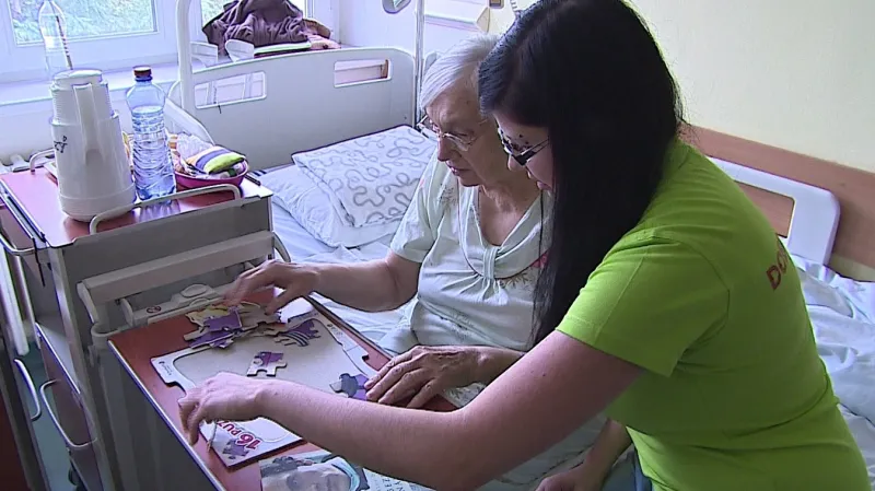 Dobrovolníci v nemocnici