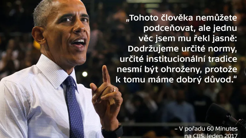 Obama o Trumpovi