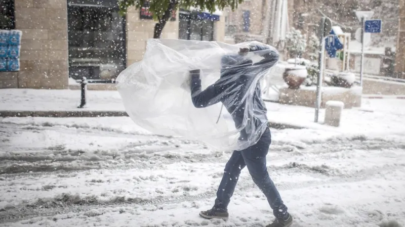 Sněhová kalamita v Izraeli
