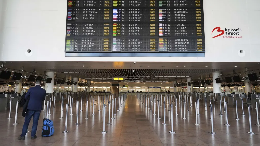 Stávka na belgickém letišti Zaventem