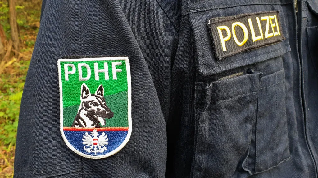 Rakouská policejní hlídka