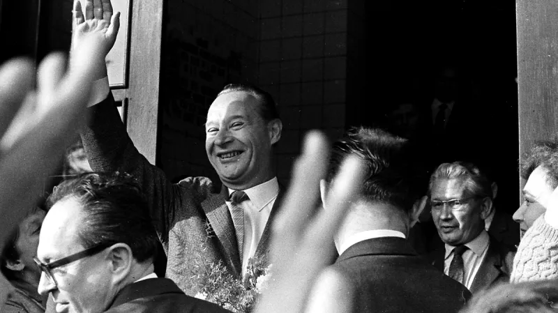 Alexandr Dubček v roce 1968 - Ostrava před rokem 1989