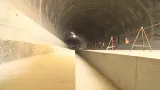 Rozestavěný tunel na D8
