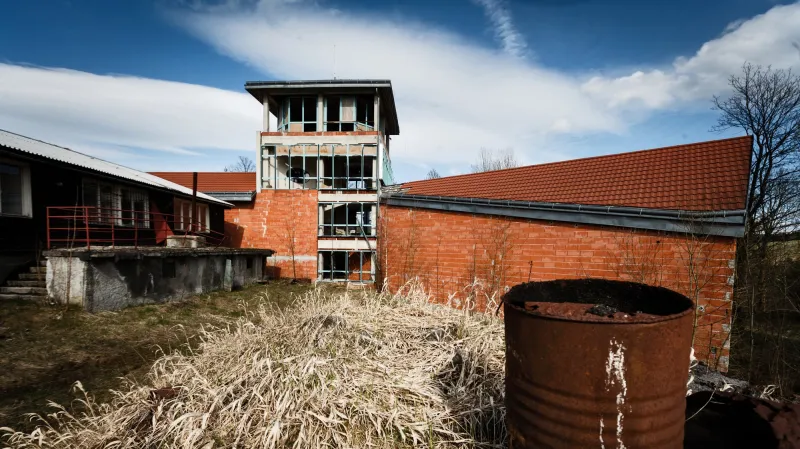Nedokončený aquapark v Bublavě